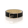 Faux Leather Rectangle Cutout Buckle Fashion Belt
