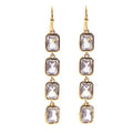 Rectangle 4 Drop Earring