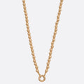 Circle Ball Link Metal Necklace