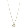 Pearl Round Pendant Necklace
