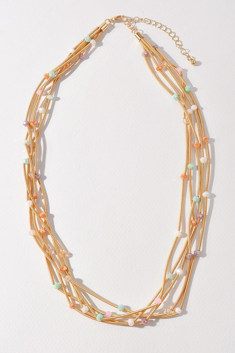 Beaded Layered Necklace