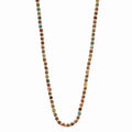 Natural Stone Metal Bead Mix Necklace