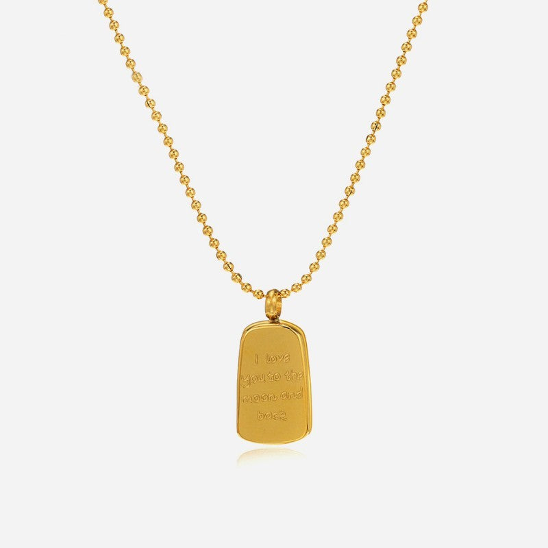 I Love You to the Moon and Back Necklace