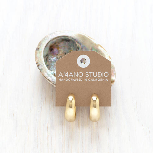 Angie Vintage Hoops Medium - Gold