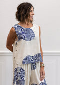 Button Side Top in Cream