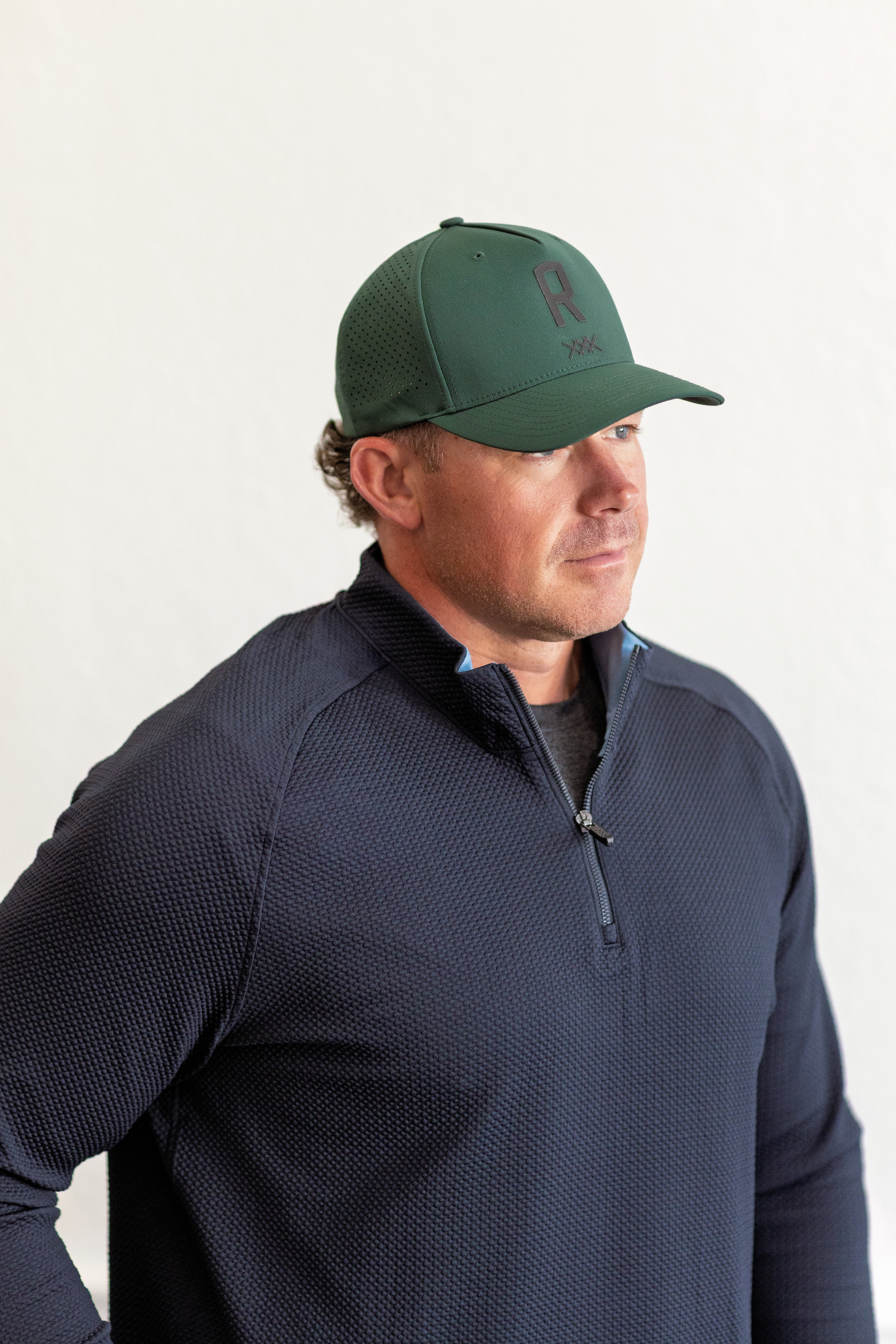 Peak Hat in Hunter Green