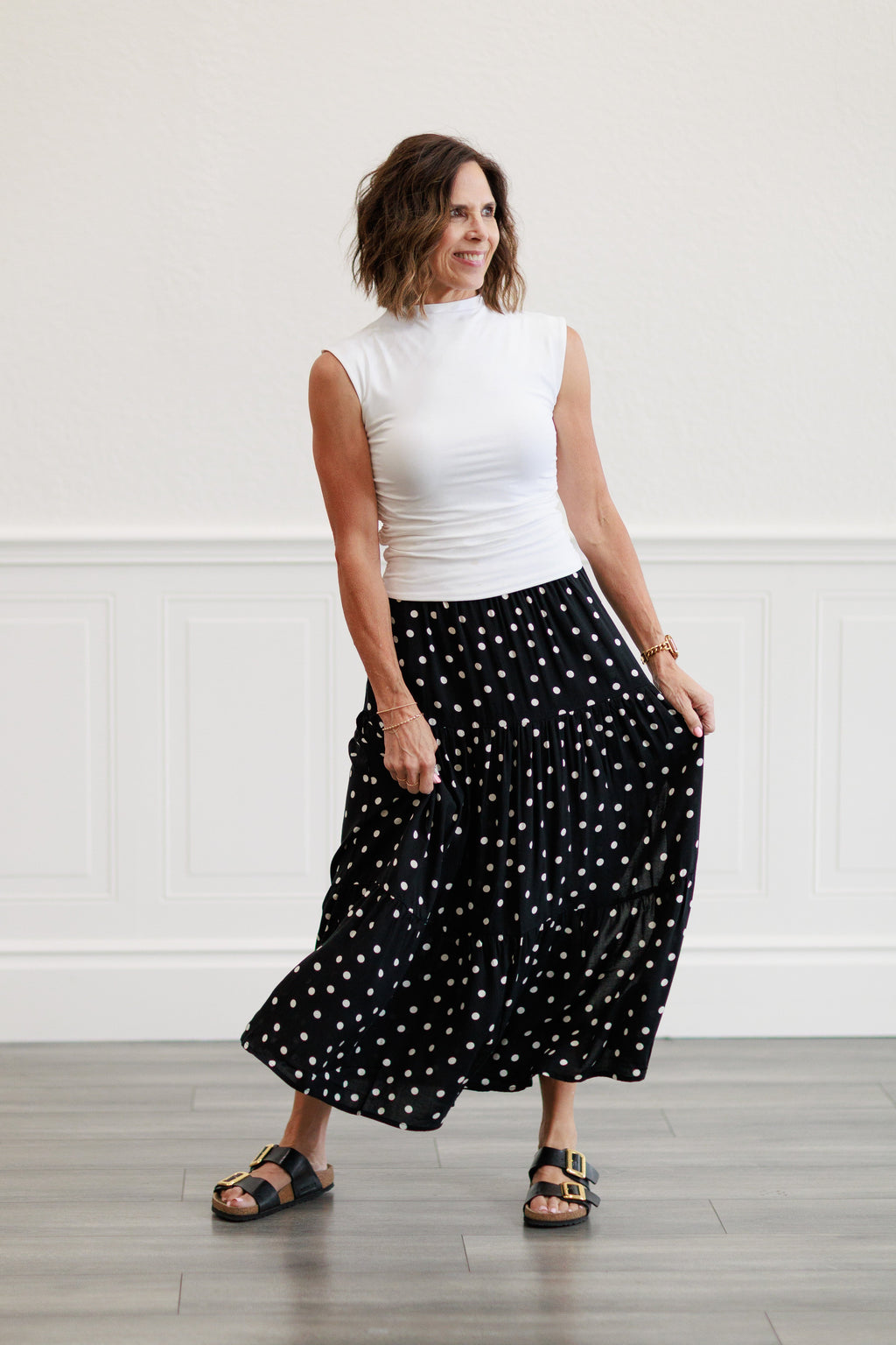 Extended Sleeve Funnel Neck Top