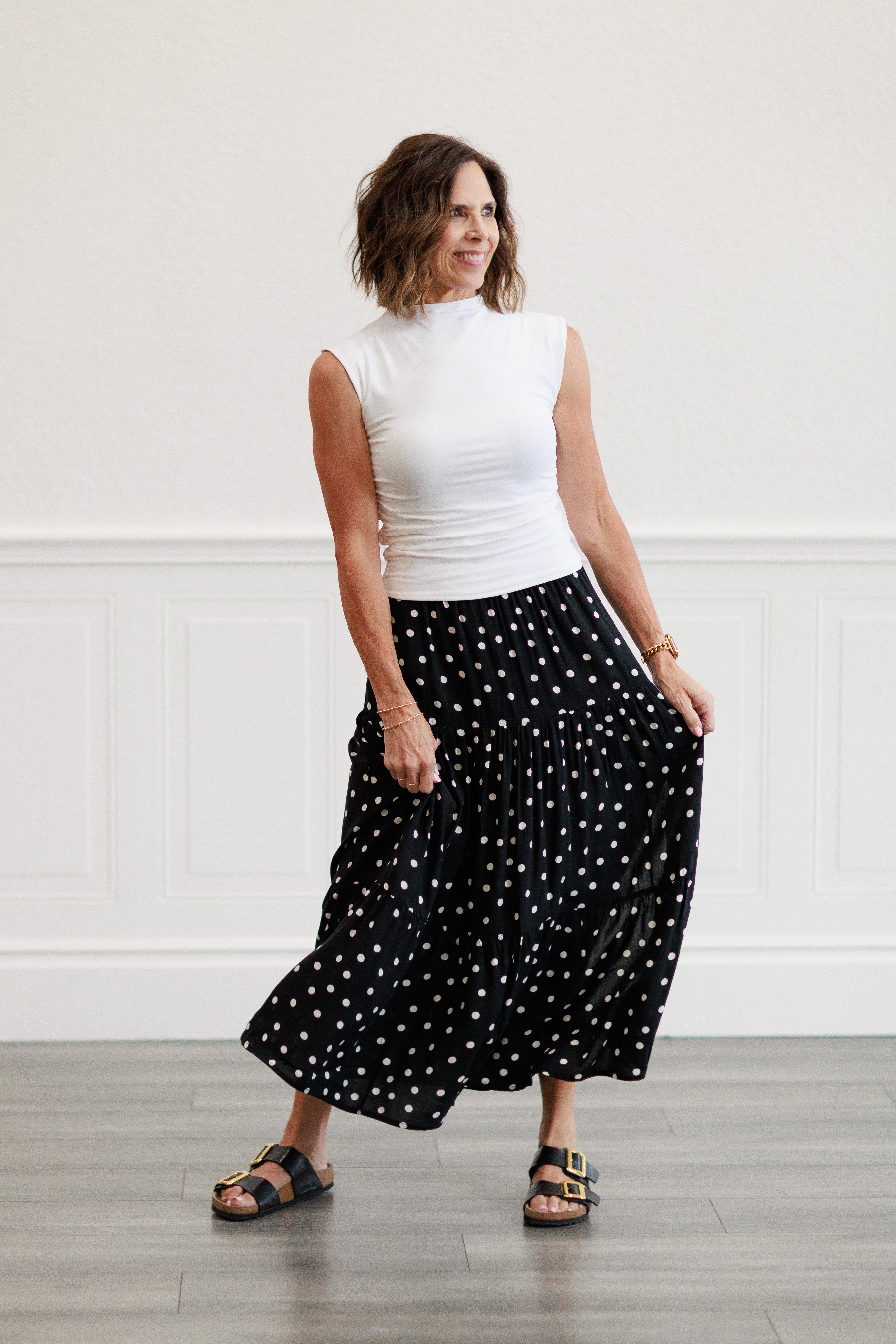 Extended Sleeve Funnel Neck Top