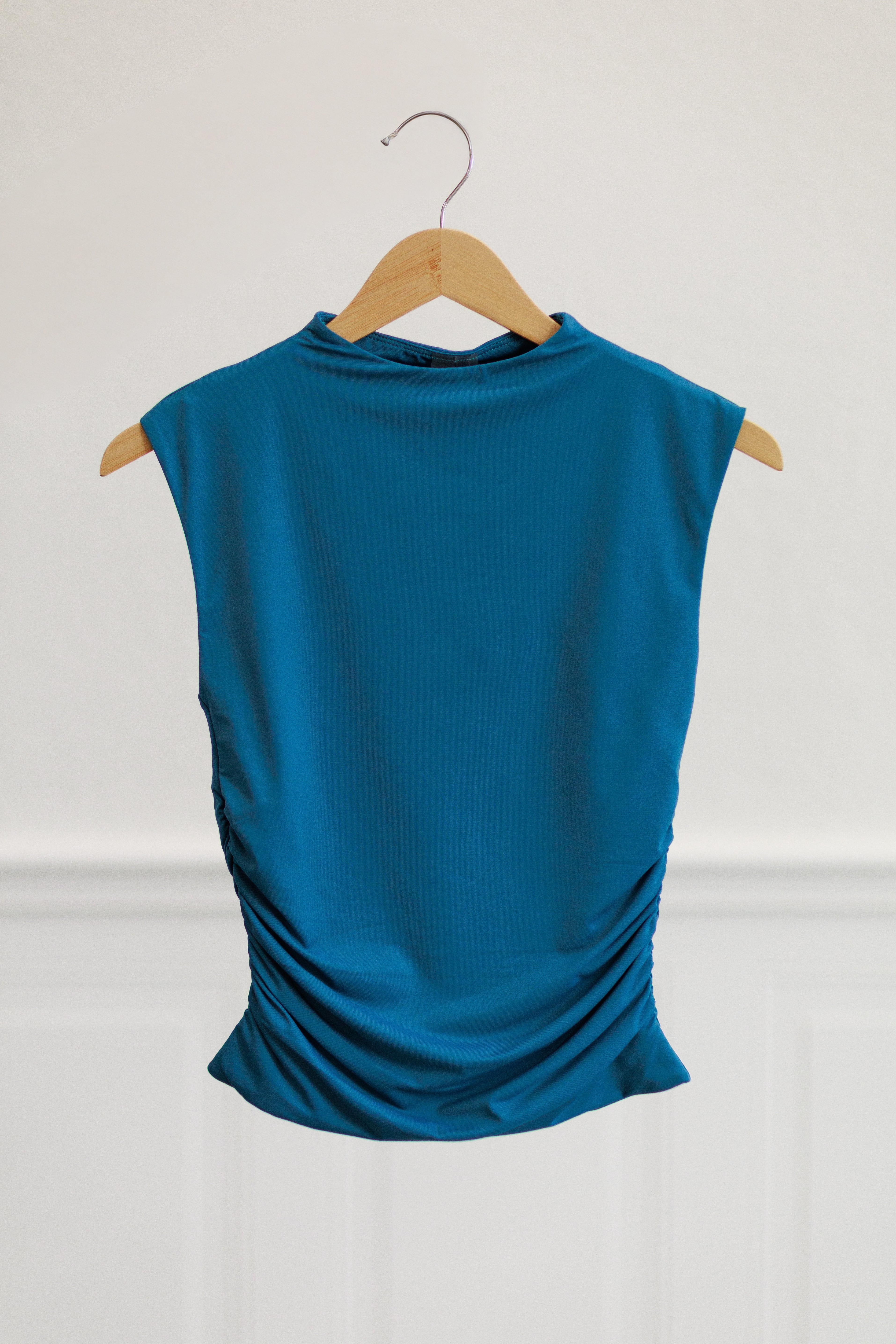 Extended Sleeve Funnel Neck Top