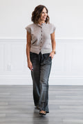 Elan: Jojo Denim Track Sweatpants