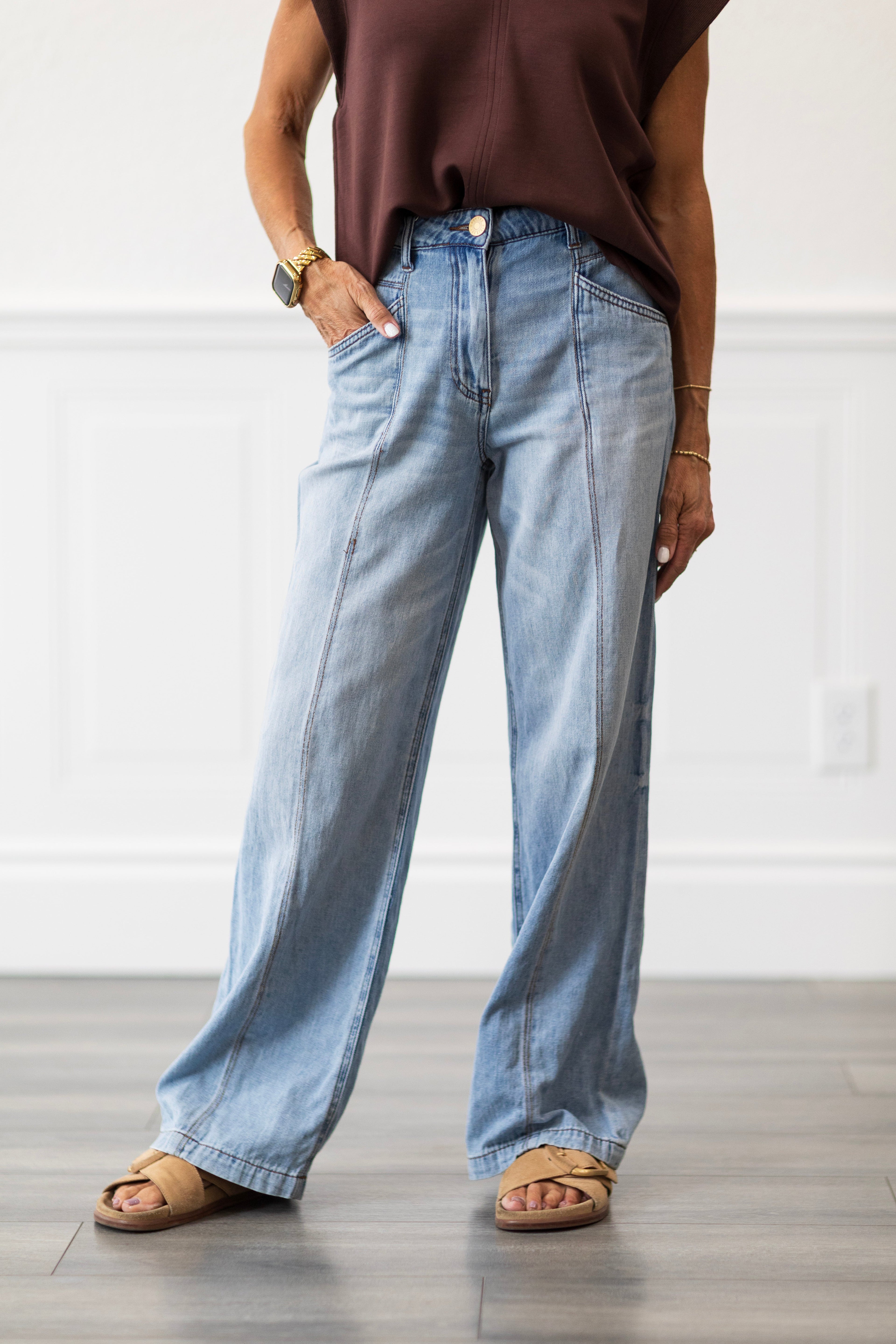 Jodi High Rise Princess Seam Pant