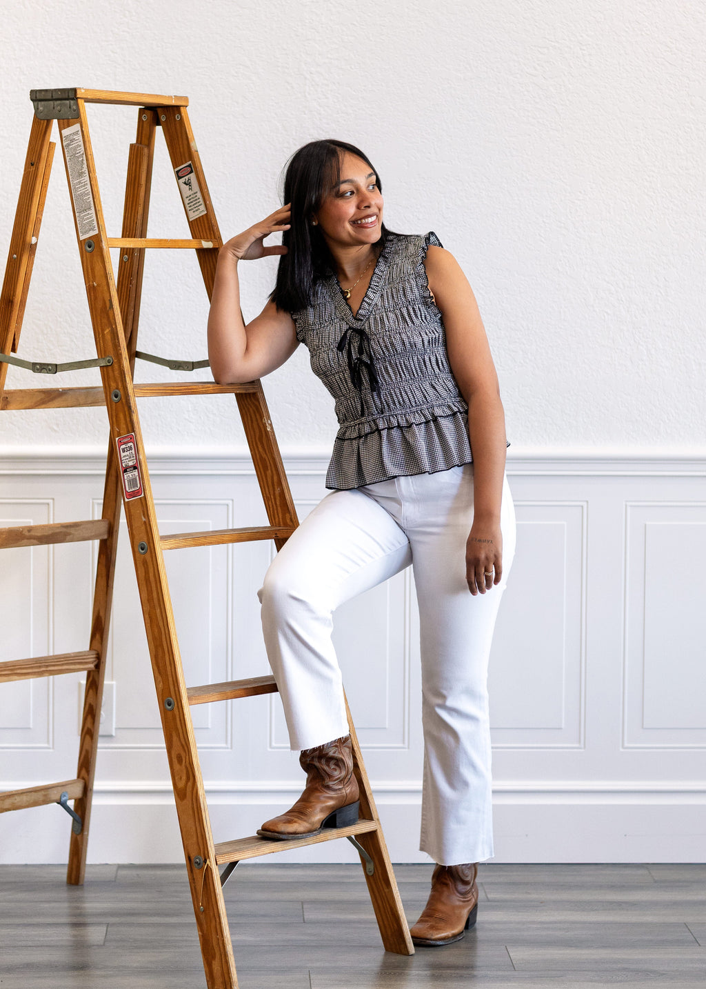 Kelsey High Rise Ankle Flare Jeans