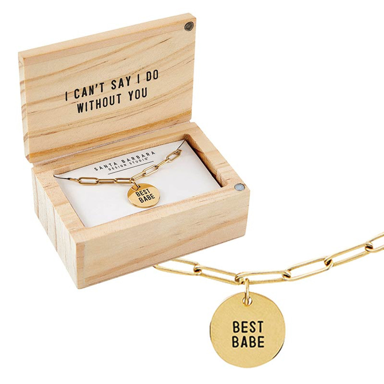 Best Babe Charm Link Chain