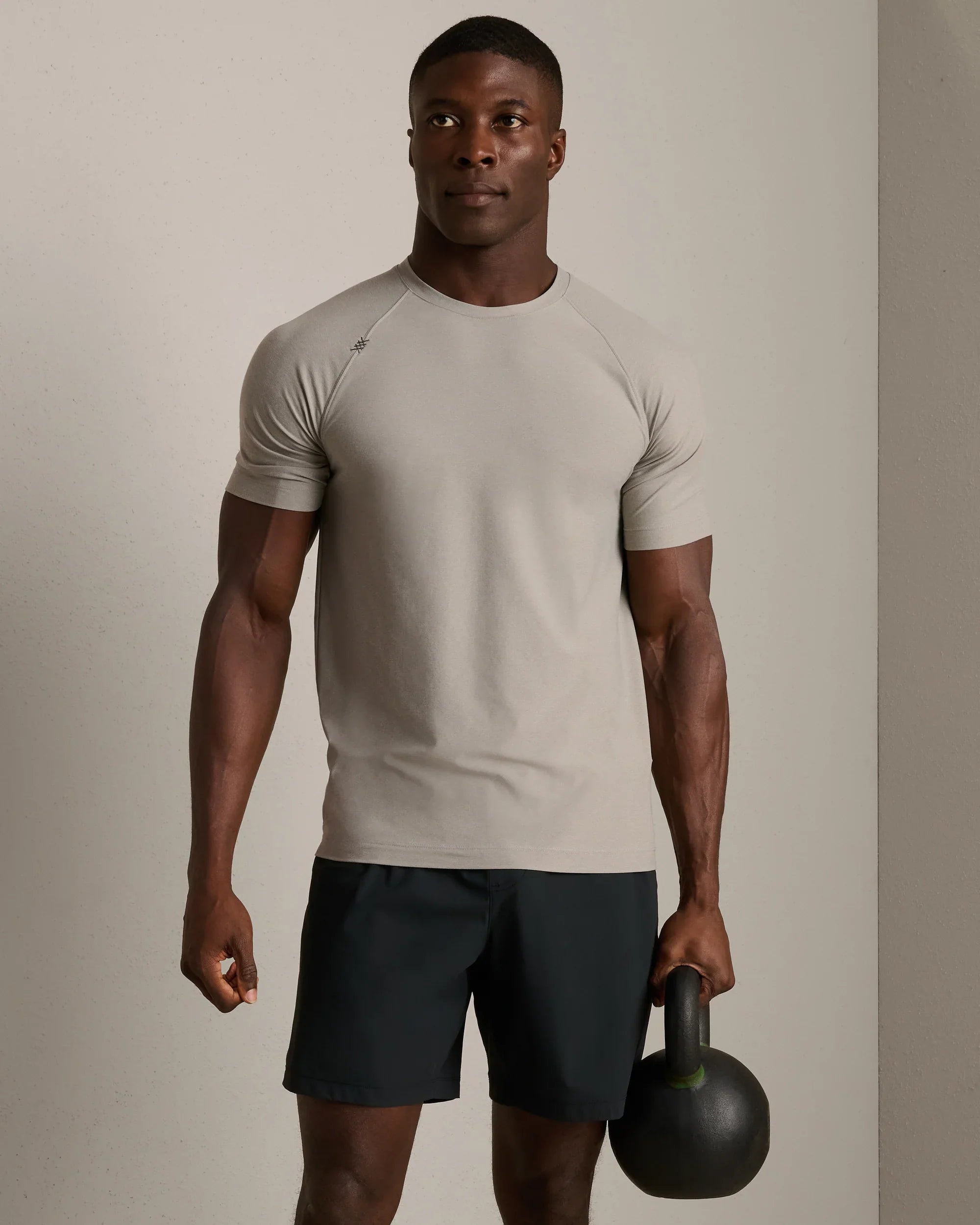 Reign Tee - White Heather/Griffin