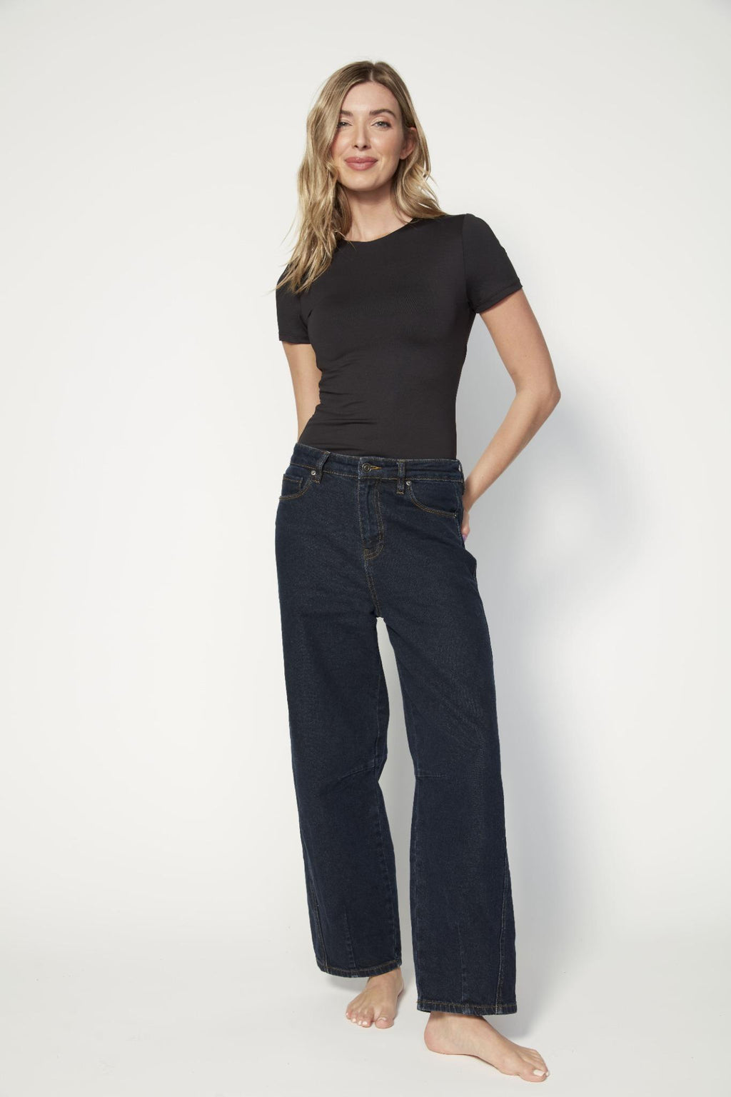 Roxi Signature Second Skin Top in Black