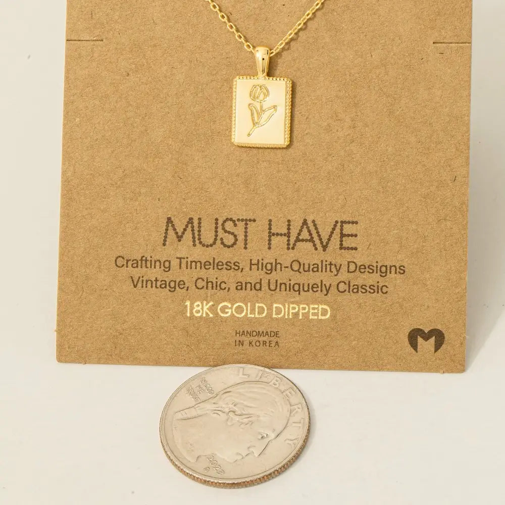 Tulip Necklace