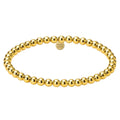 Classic 4mm Gold Filled Beaded Bracelet