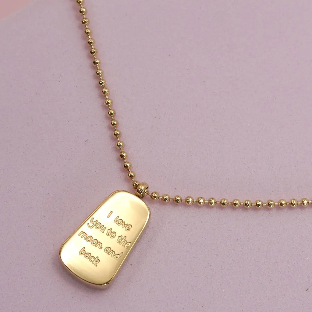 I Love You to the Moon and Back Necklace