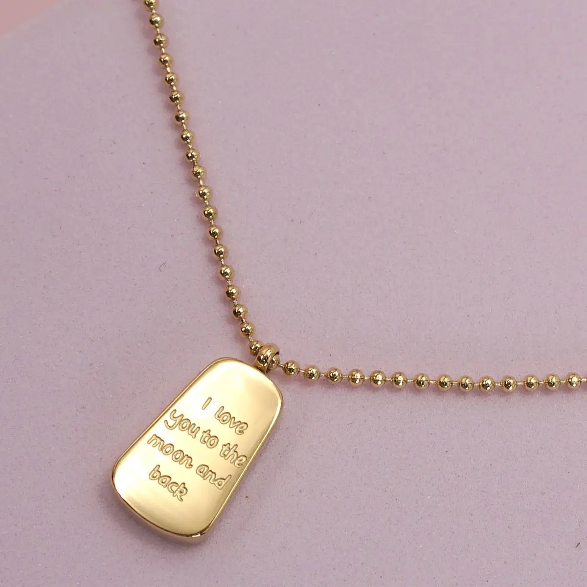 I Love You to the Moon and Back Necklace
